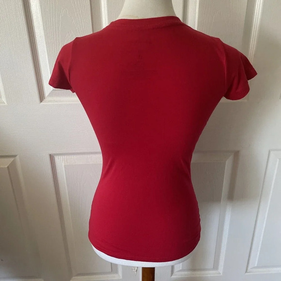 John Lennon Peace Sign Fitted Women’s Tee - Picture 5 of 9